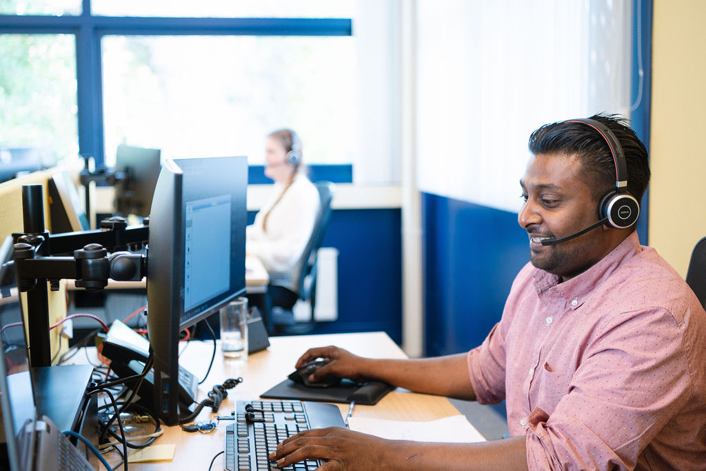 Support Desk - aan het werk
